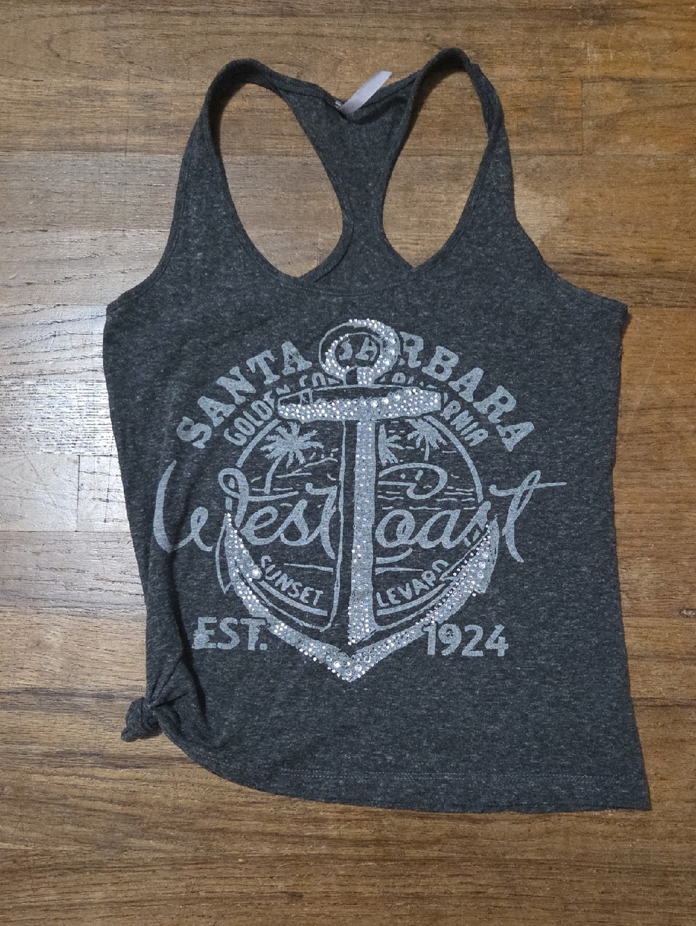 🔵3/$13 Heart Hips West Coast Tank Top